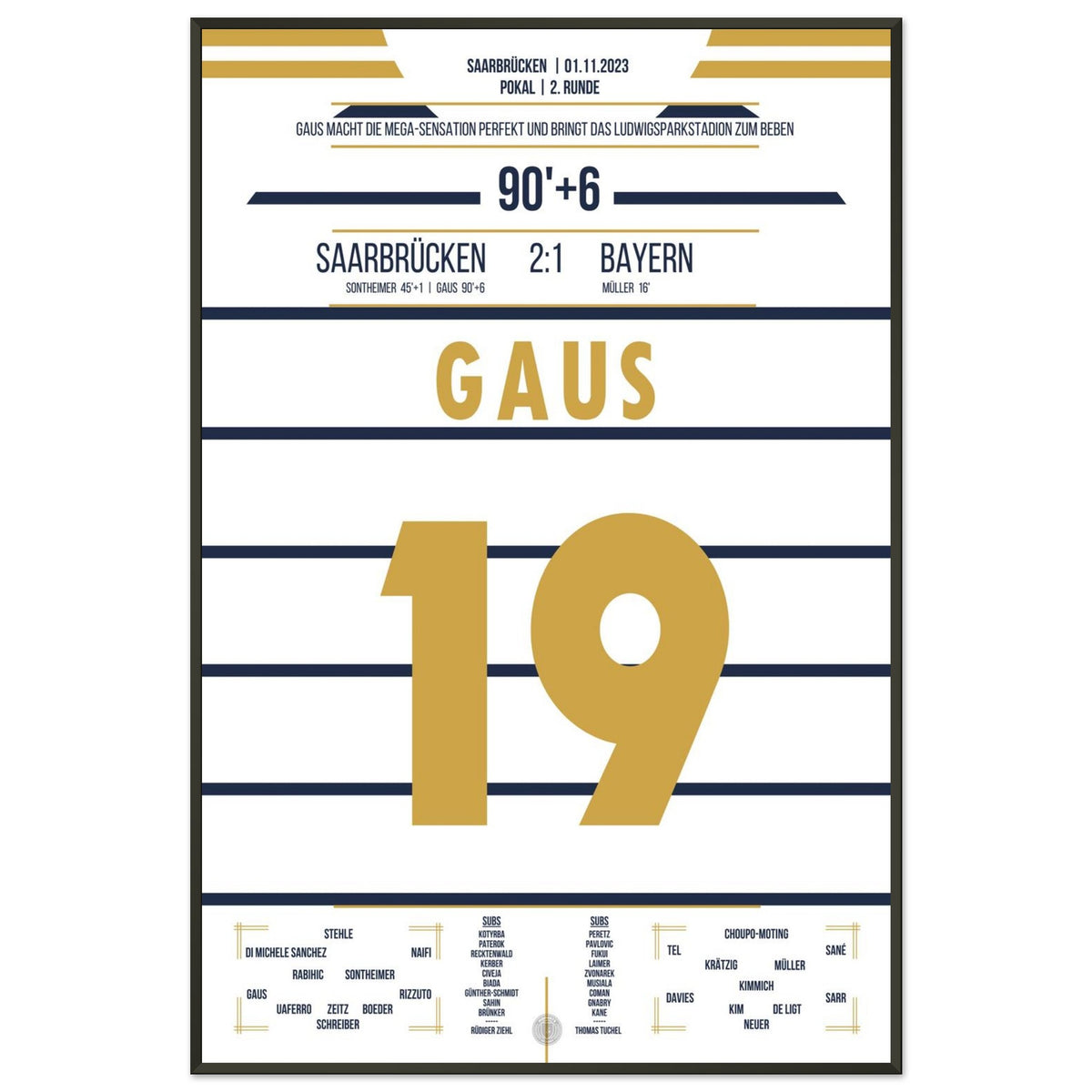 Cup Sensation in Saarbrücken – Gaus Knocks Bayern Out of the Cup