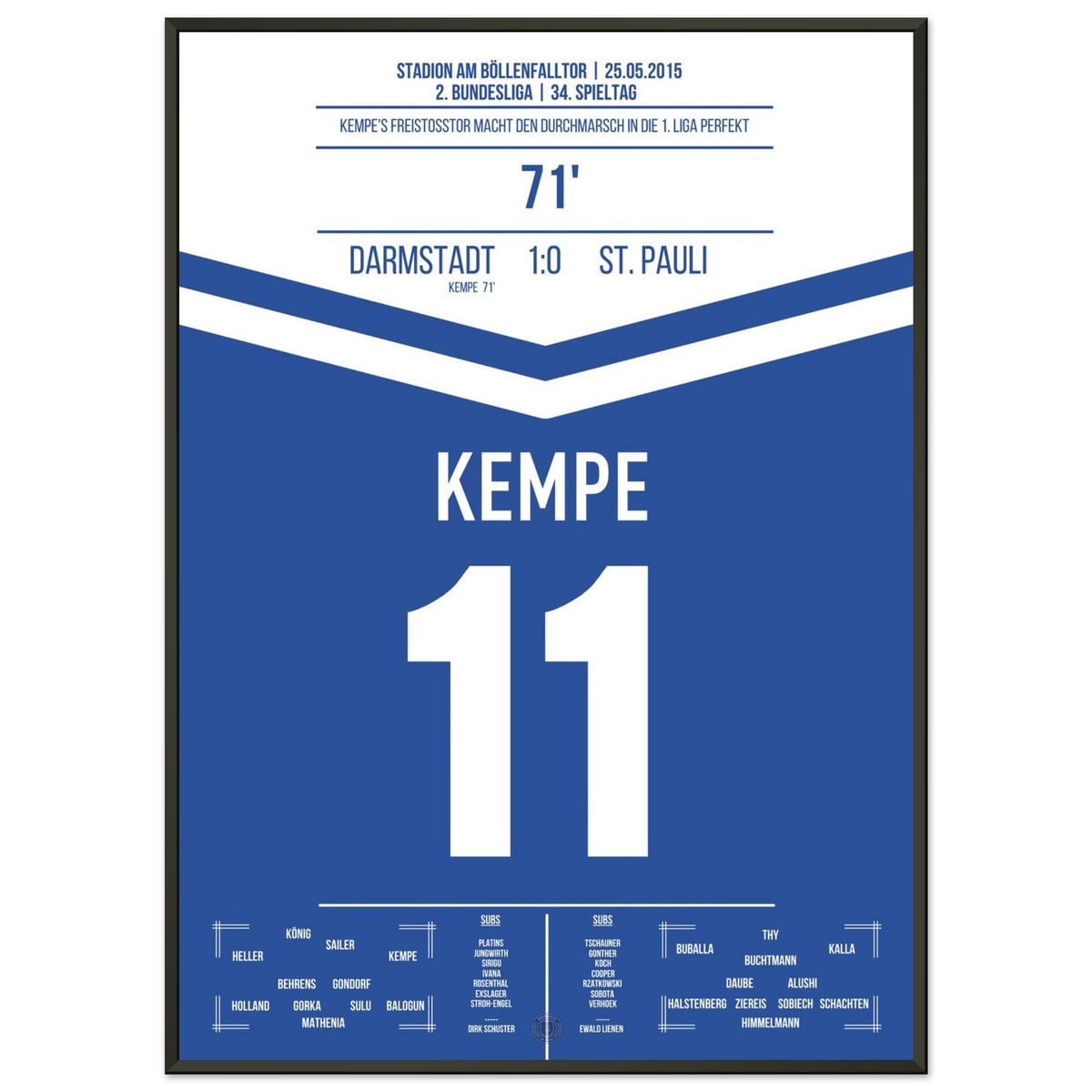 Darmstadt's March Into the Bundesliga in 2015