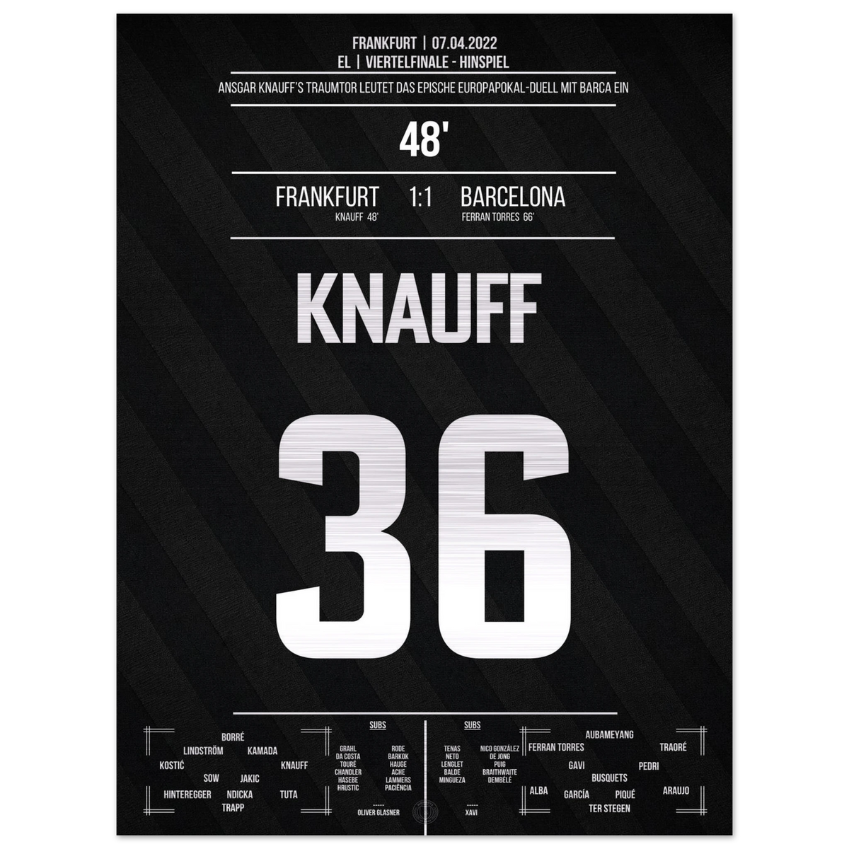Knauff's Dream Goal Against Barcelona – Metal Edition