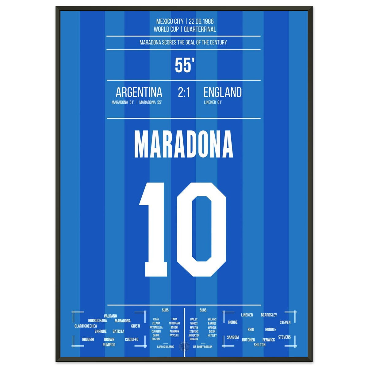 Maradona's Goal of the Century Against England in 1986