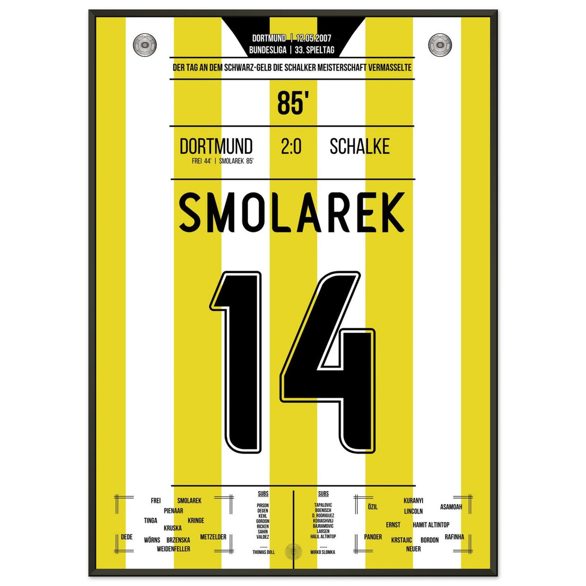 Smolarek scores and Dortmund ruins Schalke's title