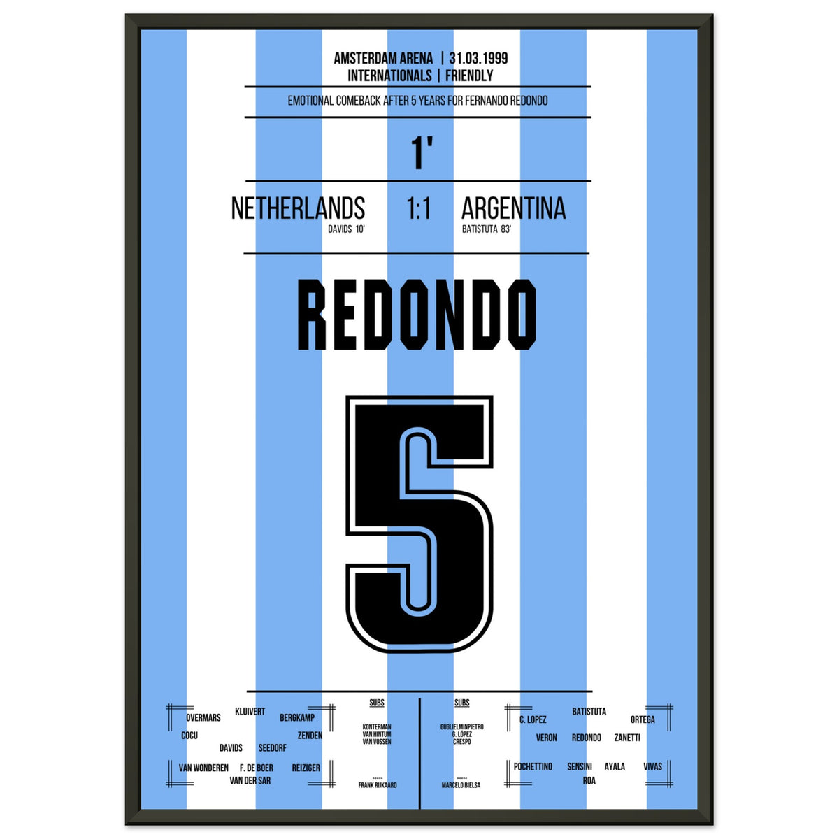 Redondo's comeback after 5 years for the national team