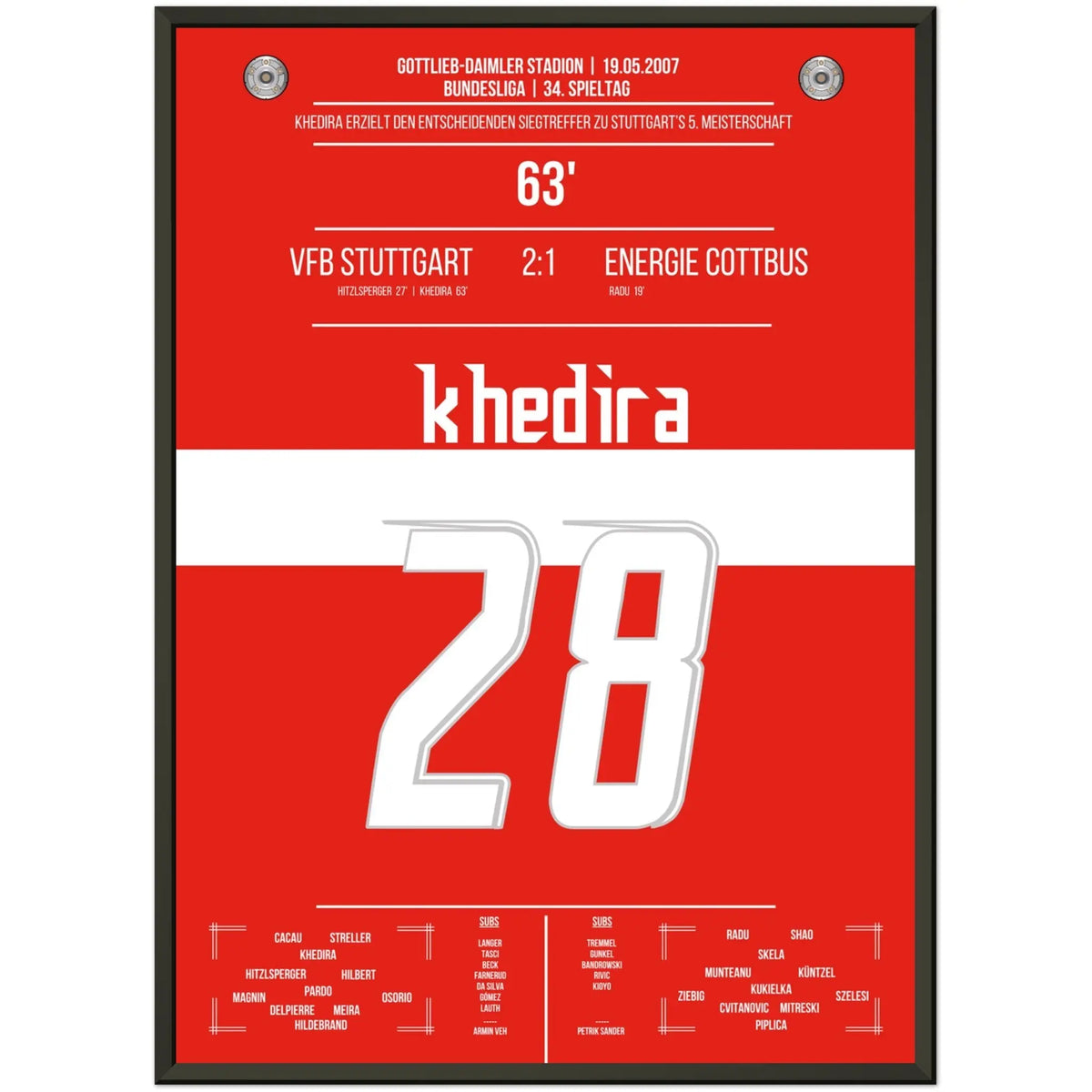 Khedira heads Stuttgart to the 2007 title