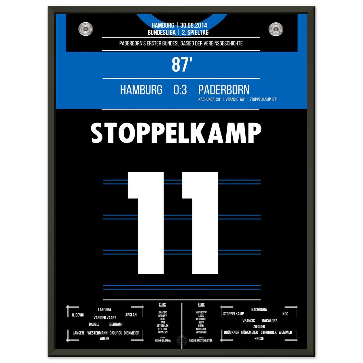 Paderborn's First Bundesliga Win in Club History