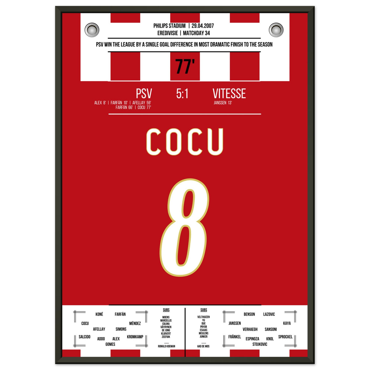 Pure drama! Cocu fires PSV to the title