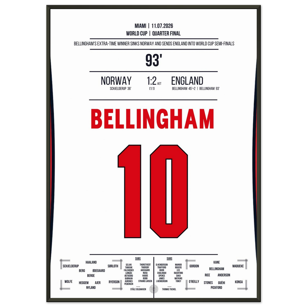 Bellingham Fires England into the Semi-Final