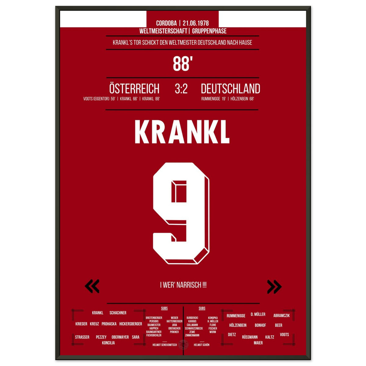 The Miracle of Cordoba - Krankl sends Germany packing