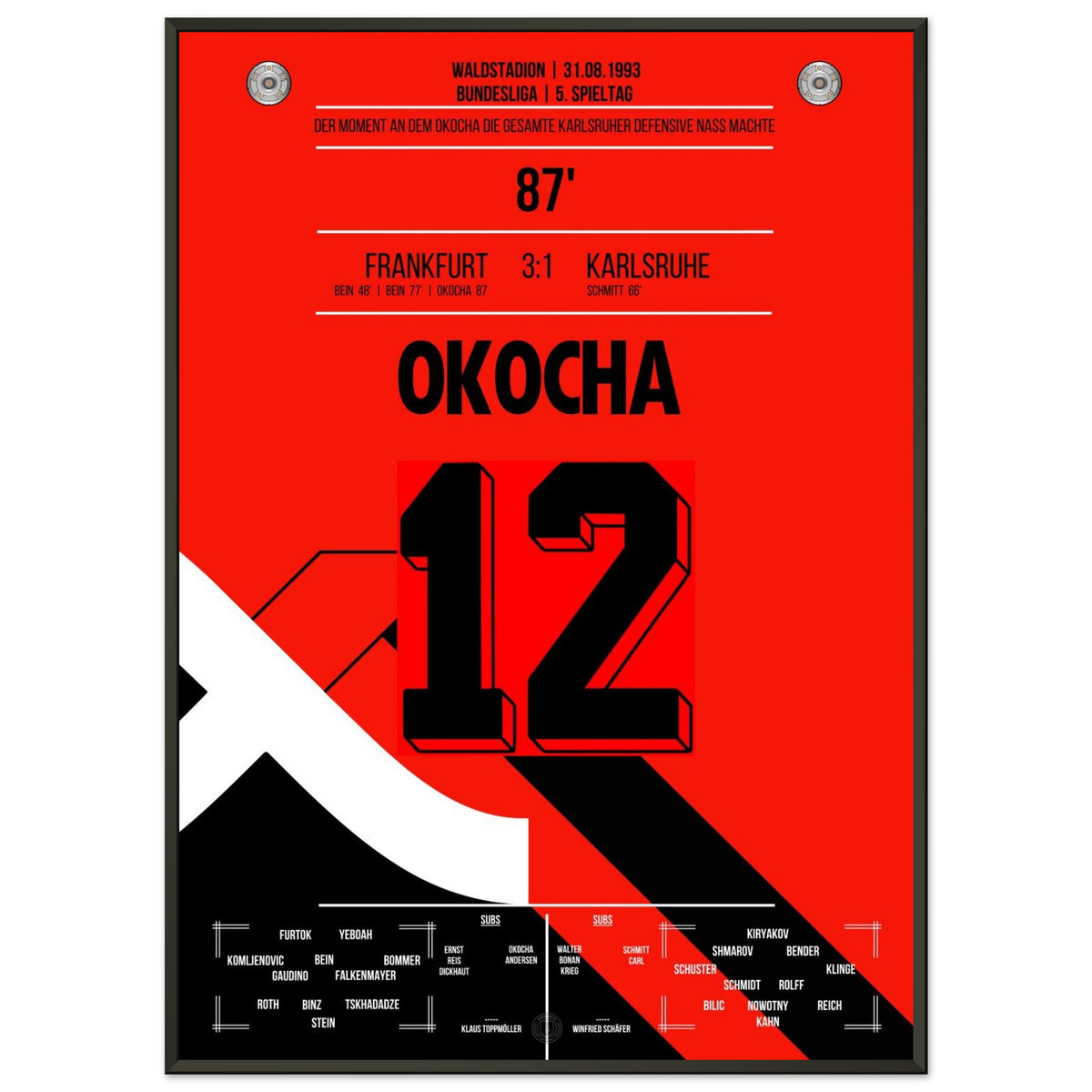 Jay Jay Okocha's Solo Goal Against KSC's Defence in 1993
