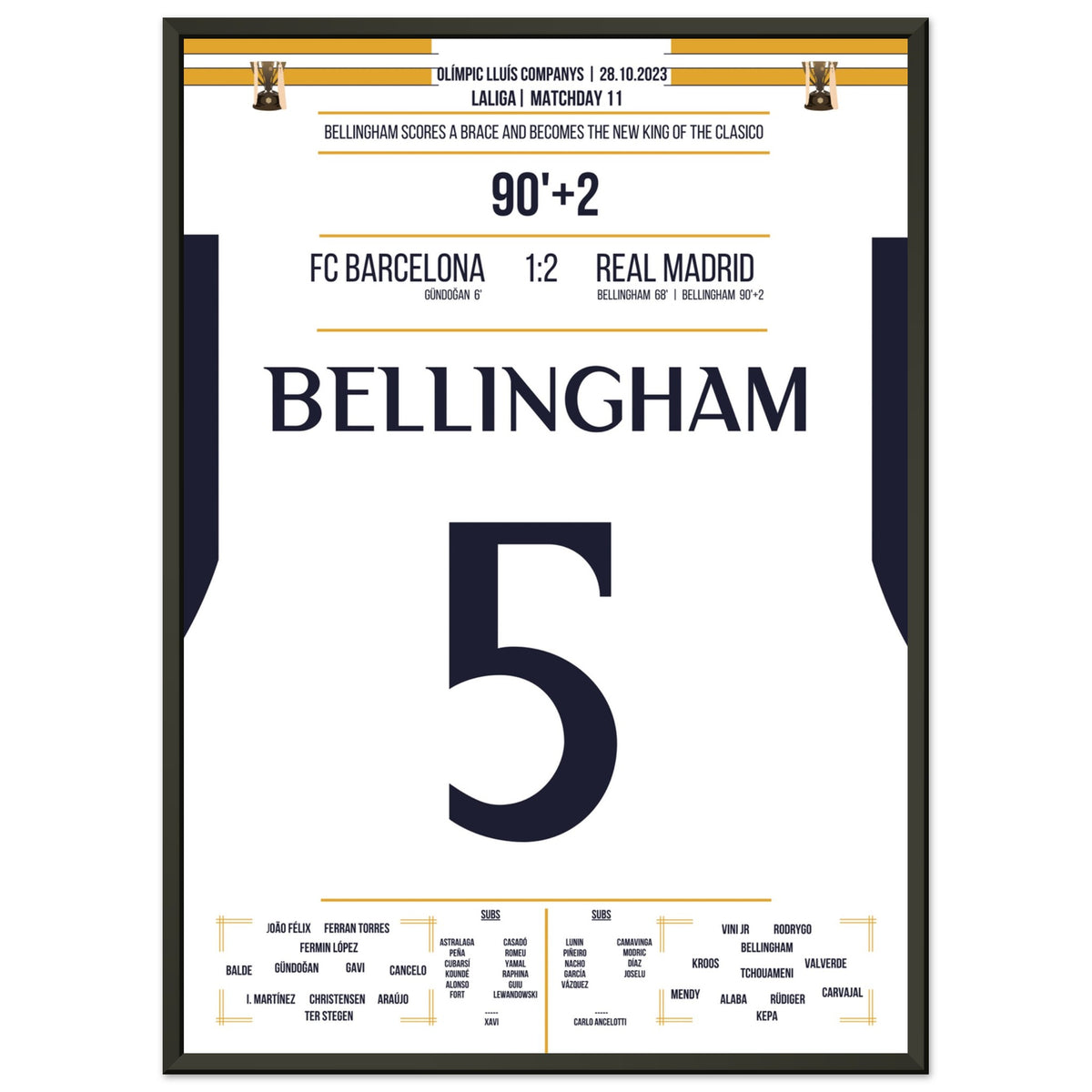 Bellingham fires Real to victory and becomes the new