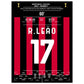 Man Of The Match Performance von Rafael Leão im Derby gegen Inter 45x60-cm-18x24-Ohne-Rahmen