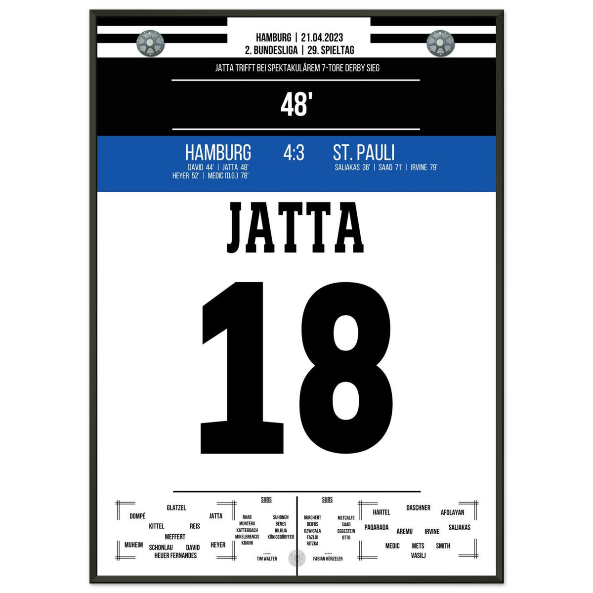 Jatta's goal in the wild derby win against St. Pauli