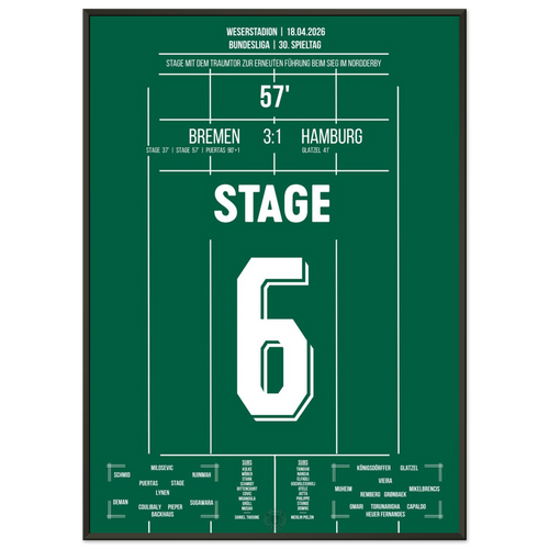 Stage's dream goal for a brace in victory in the 2026 North Derby