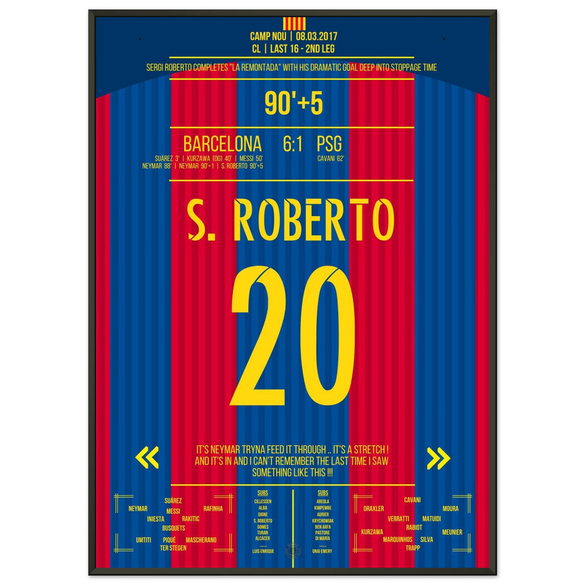 Sergi Roberto's goal in 