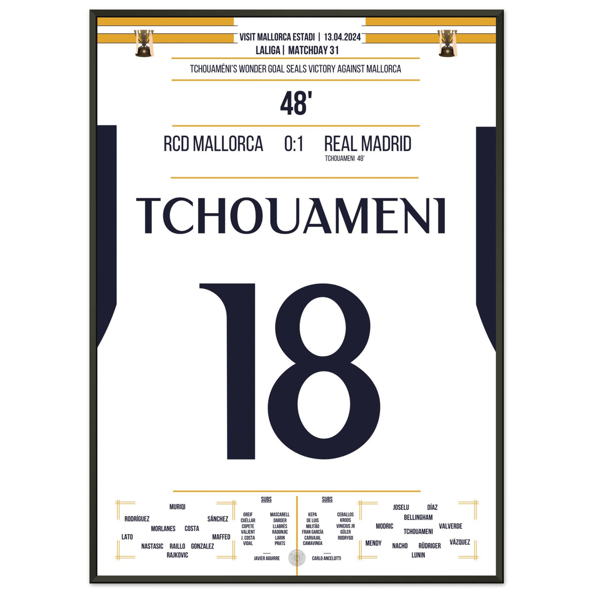 Tchouameni dream goal to win against Mallorca