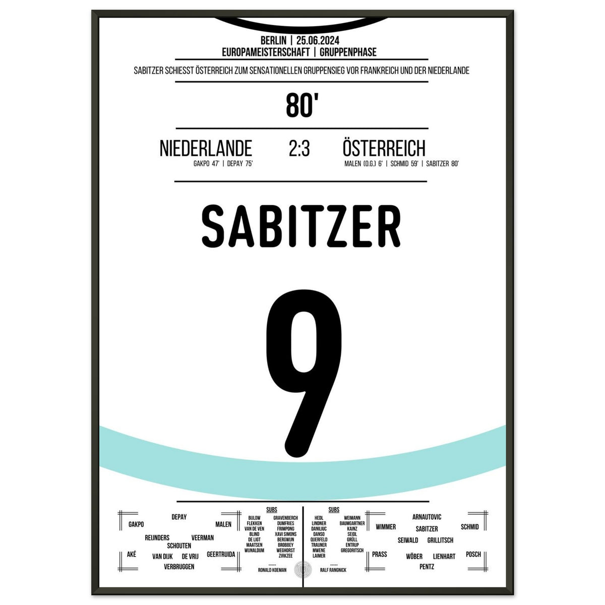 Sabitzer shoots Austria to a sensational group victory.