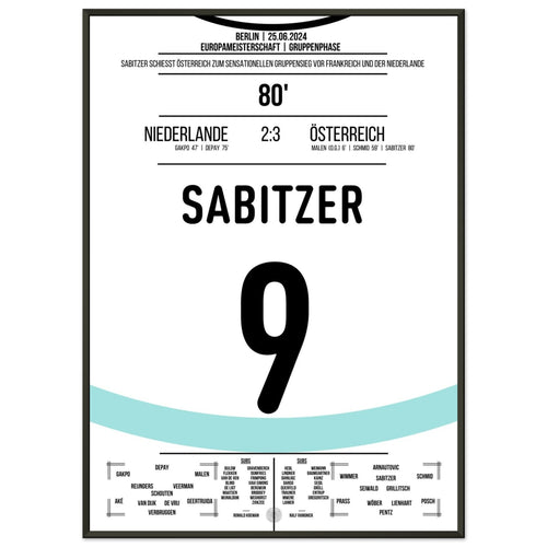 Sabitzer shoots Austria to a sensational group victory.