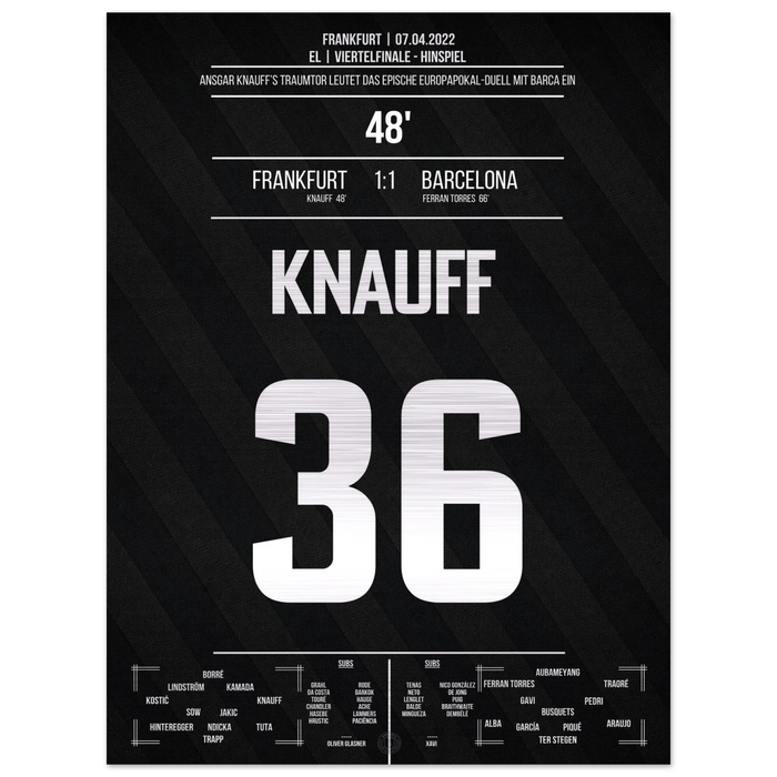 Knauff's Dream Goal Against Barcelona – Metal Edition