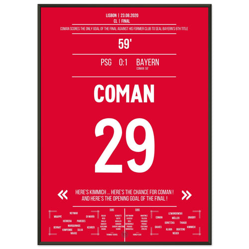 Coman's header secures Bayern the 2020 Champions League trophy against Paris
