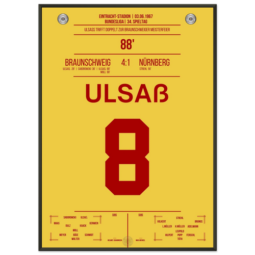 Braunschweig's victory in the German championship in 1967