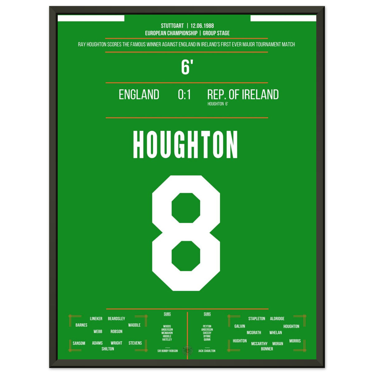 Houghton's famous winning goal against England in 1988