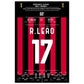 Man Of The Match Performance von Rafael Leão im Derby gegen Inter 60x90-cm-24x36-Ohne-Rahmen