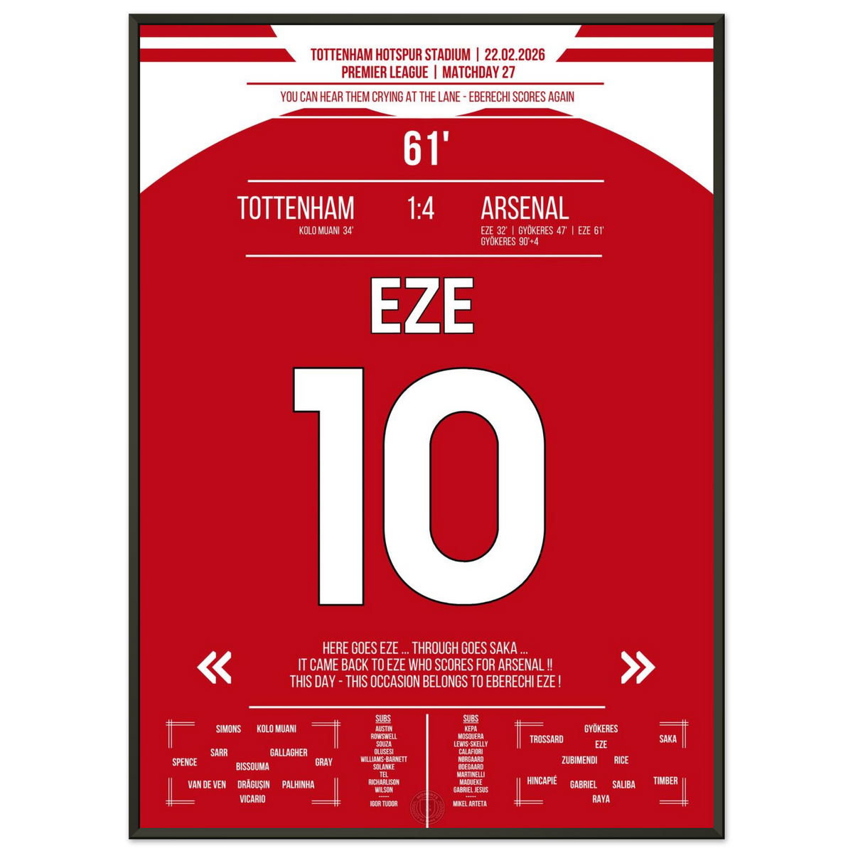 NLD King Eberechi-Eze does it again - double in second leg triumph