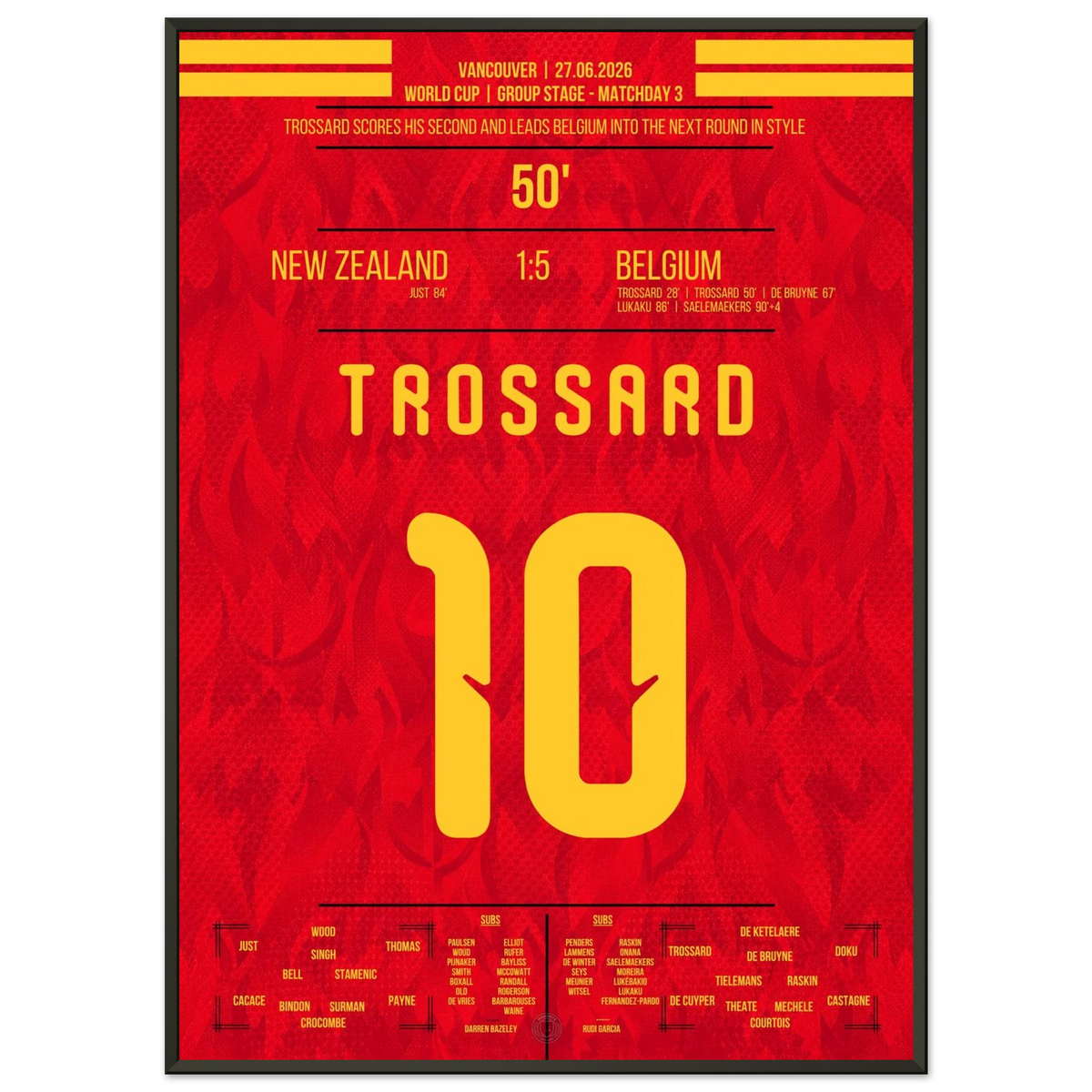 Trossard's Belgian goal gala