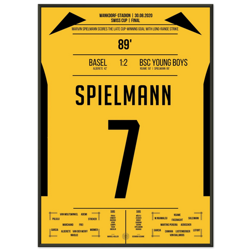 Spielmann's late long-range goal gives Young Boys the cup victory