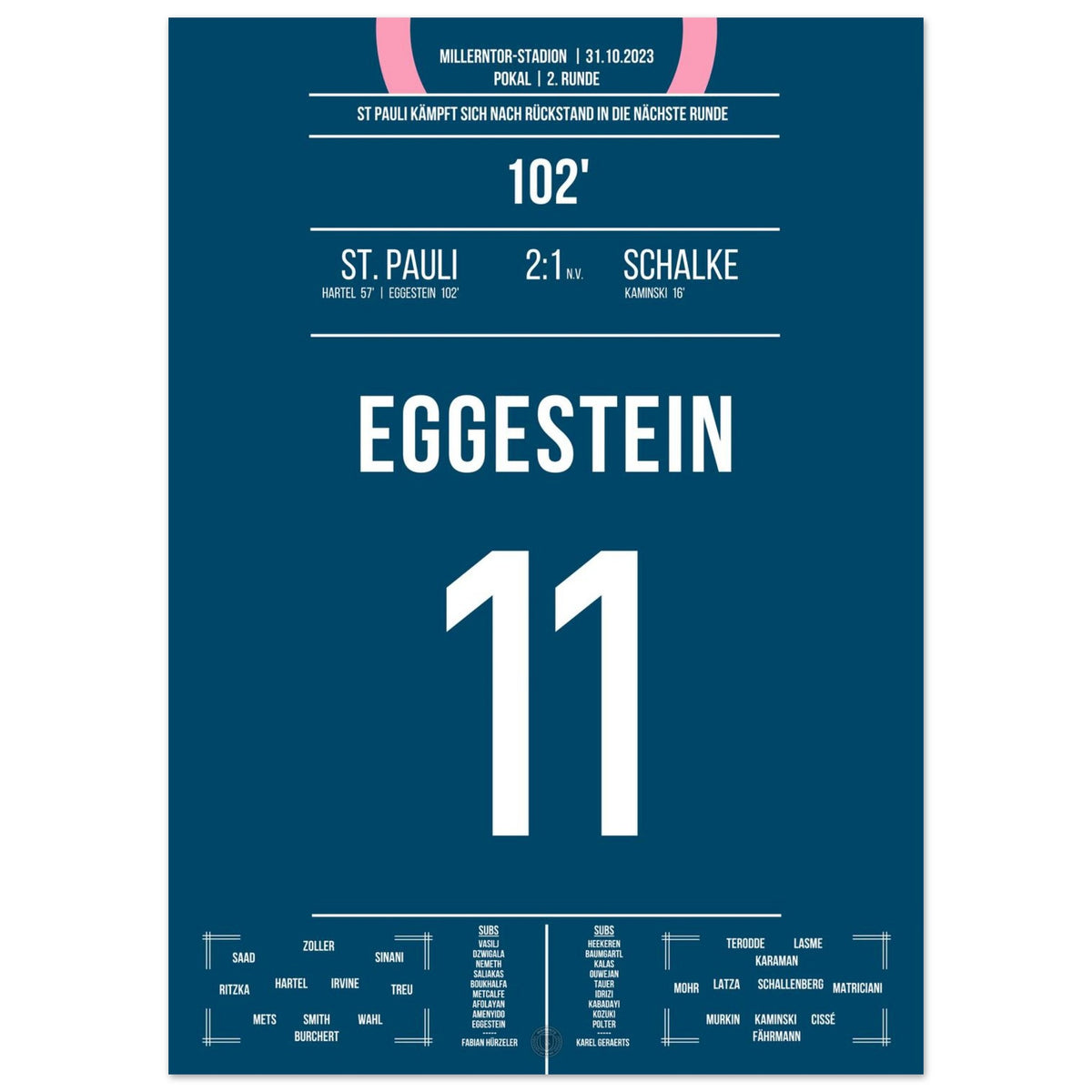 Eggestein's header goal against Schalke in the cup 2023