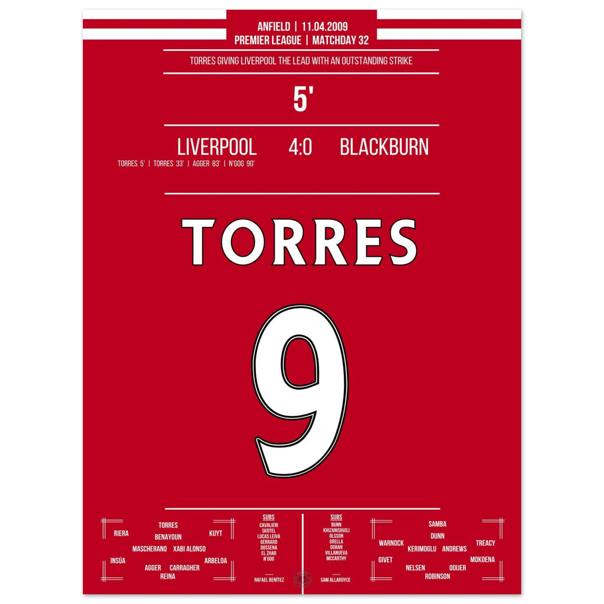 Torres' dream goal against Blackburn