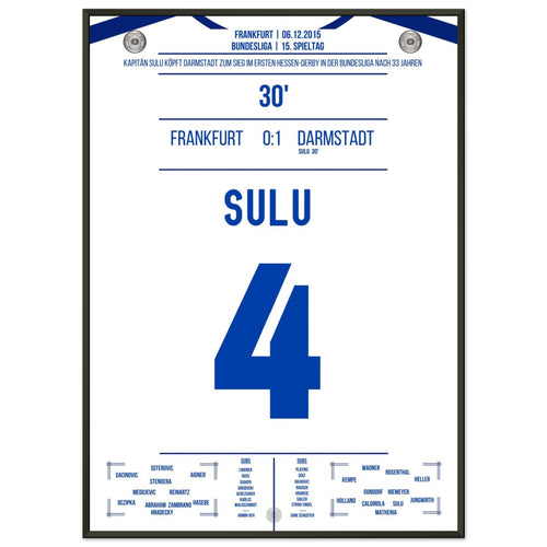 Sulu heads Darmstadt to victory in the 2015 Hessen Derby