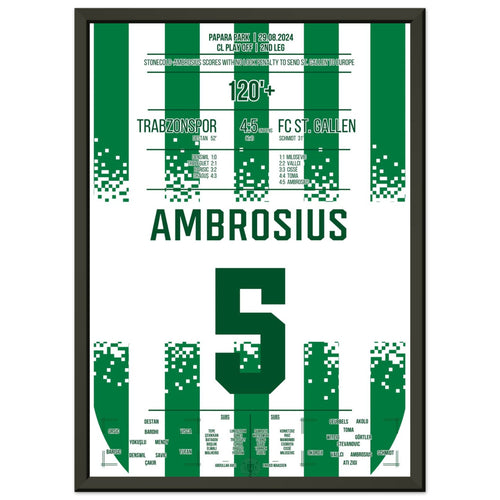 Ambrosius leads St. Gallen to Europe!
