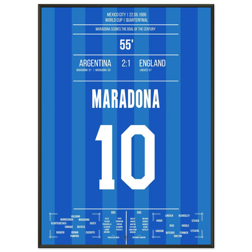 Maradona's century goal against England 1986