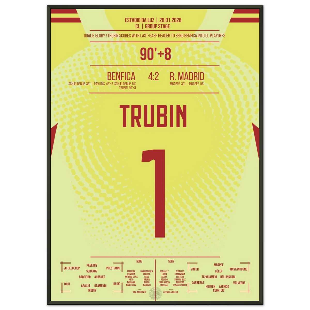 Trubin's legendary header goal to advance to the play-offs