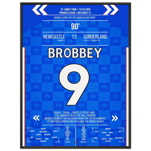 Brobbey's winning goal in the Newcastle derby