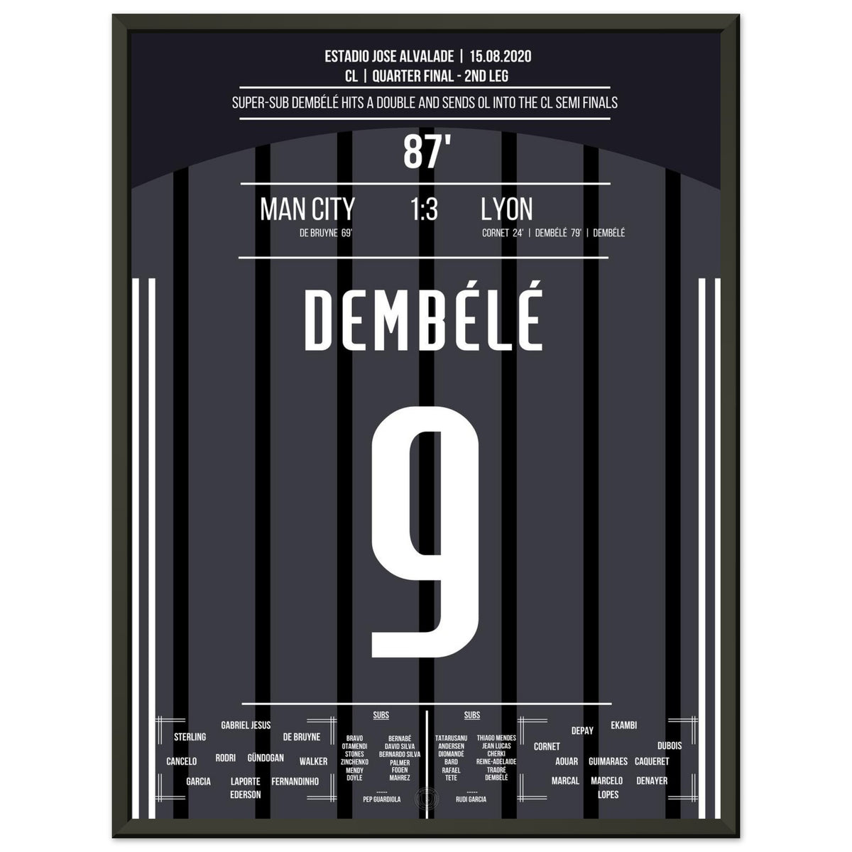 Dembélé shoots OL into the semifinals