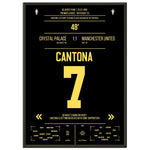 Cantona Kung Fu Tritt im Premier League Spiel ManU - Crystal Palace 1995 