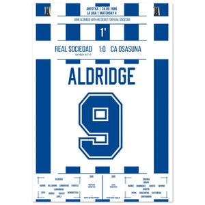 John Aldridge's debut match for Real Sociedad