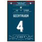 Feyenoord mit erstem Sieg bei Ajax nach 18 Jahren 60x90-cm-24x36-Schwarzer-Aluminiumrahmen