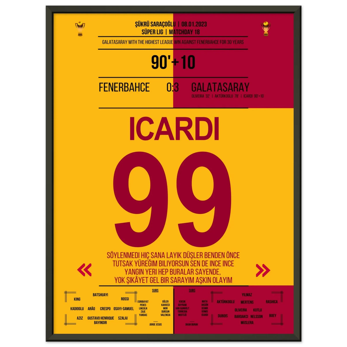 Galatasaray dismantles Fenerbahce in their own stadium