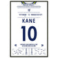 Harry Kane bricht den Tor-Rekord der Spurs 60x90-cm-24x36-Schwarzer-Aluminiumrahmen