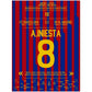 Iniesta's Tor bei Supercopa-Sieg in 2011 30x40-cm-12x16-Ohne-Rahmen
