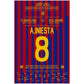 Iniesta's Tor bei Supercopa-Sieg in 2011 60x90-cm-24x36-Ohne-Rahmen