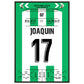 Joaquin bricht den Rekord in seinem 622. und letzten LaLiga Spiel 60x90-cm-24x36-Schwarzer-Aluminiumrahmen