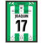 Joaquin bricht den Rekord in seinem 622. und letzten LaLiga Spiel 30x40-cm-12x16-Schwarzer-Aluminiumrahmen