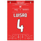 Luisao's letztes Spiel für Benfica in 2018 60x90-cm-24x36-Ohne-Rahmen