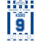 Meho Kodro Debüt für Real Sociedad 50x70-cm-20x28-Ohne-Rahmen