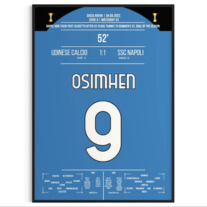 Neapel's 3. Scudetto nach 33 Jahren gegen Udinese 