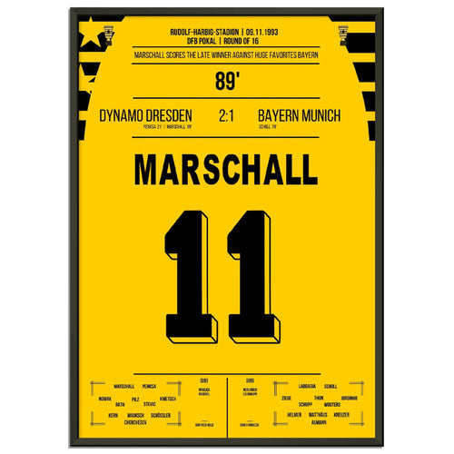 Cup sensation by Marschall - Dresden defeats Bayern in the 1993 Cup Round of 16