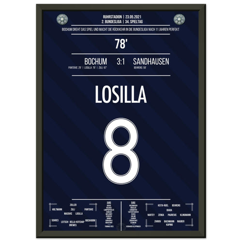 Losilla's goal takes Bochum back to the Bundesliga